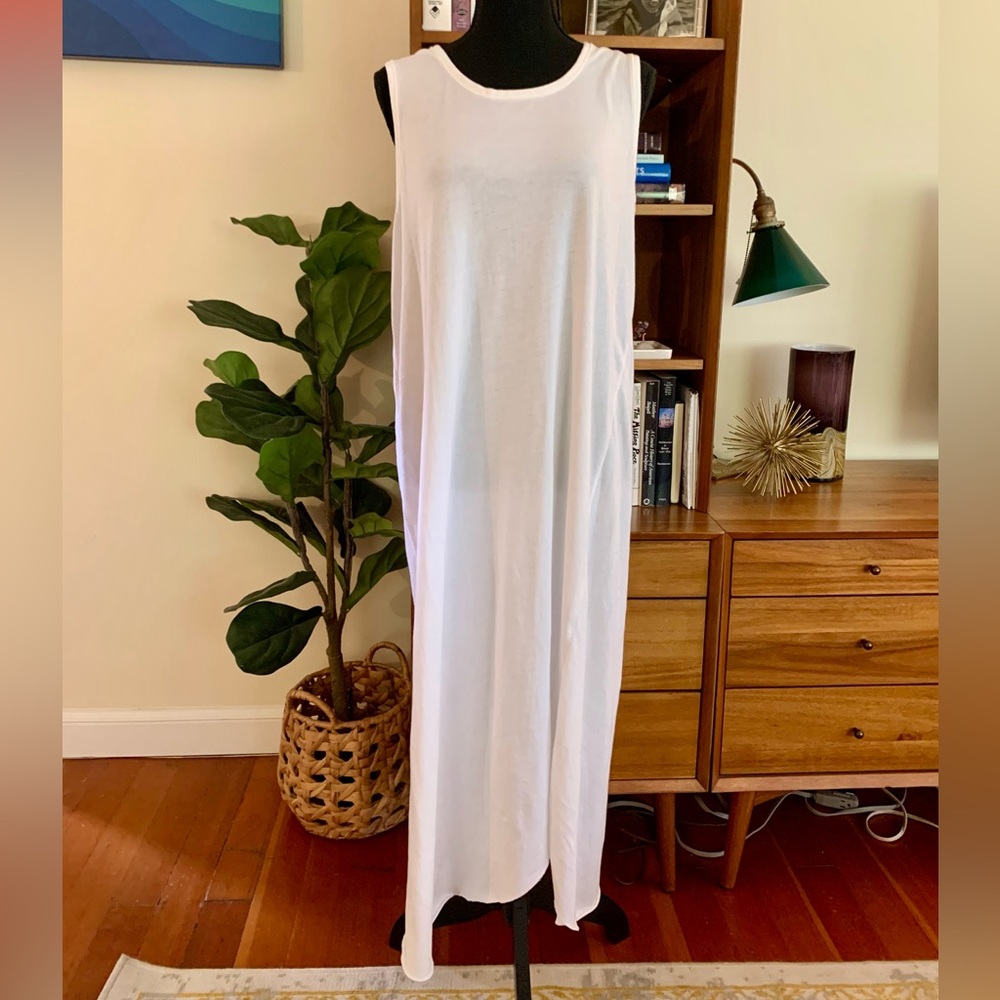 Frank & Eileen White Tank Maxi Dress Size M